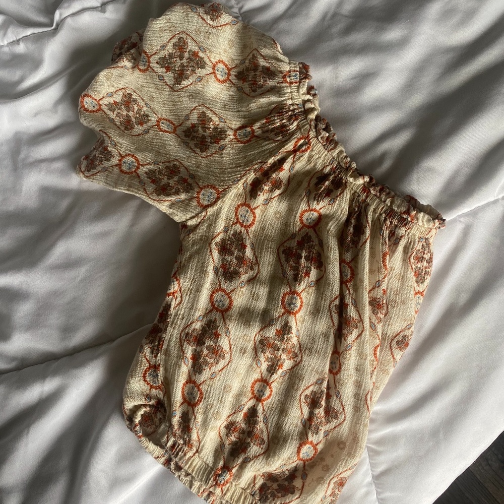 Off the shoulder boho top